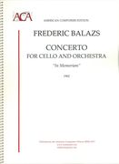 Concerto : For Cello & Orchestra.