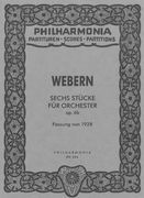 Six Pieces For Orchestra, Op. 6 (1928).