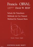 Method For Natural Horn = Méthode De Cor Naturel.