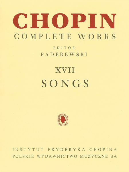 Songs / edited by Ignac Paderewski.