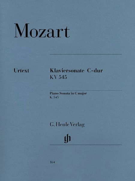 Sonata In C Major, K. 545 : For Piano / edited by Ernst Herrtich.