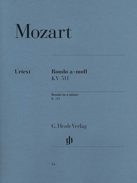 Rondo In A Minor, K. 511 : For Piano / edited by Ullrich Scheideler.