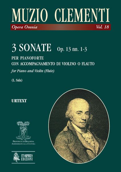 3 Sonatas, Op. 13 Nn. 1-3 : For Piano and Violin (Flute) / edited by Luca Sala.