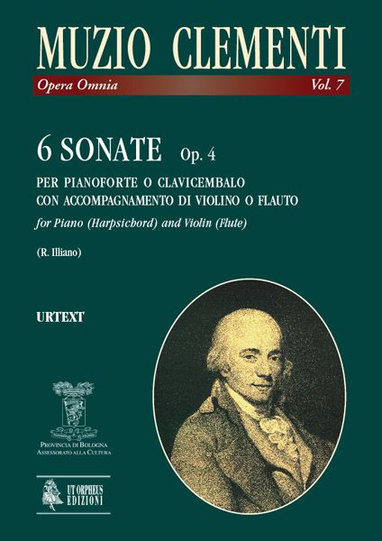 6 Sonatas, Op. 4 : For Piano (Harpsichord) and Violin (Flute) / edited by Roberto Illiano.