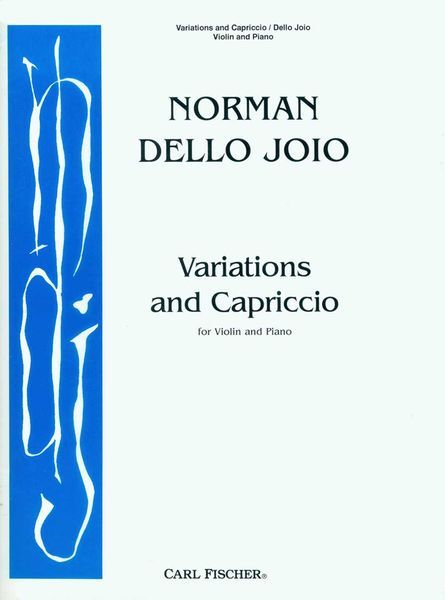 Variations and Capriccio : For Violin and Piano.
