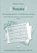 Sonata : For Double Bass and Viola (Meier Ci/6) / Source-Critical First Edition by Tobias Gloeckler.
