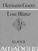 Lose Blätter (9 Klavierstücke), Op. 7 / Hrsg. Harry Joelson.