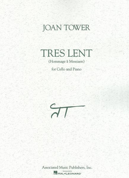 Tres Lent (Hommage A Messiaen) : For Cello And Piano.