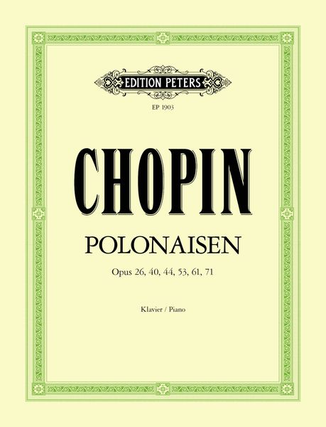 Polonaises (10) : For Piano.