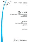 Quartet : For Two Violins, Viola and Cello, Op. 34 (1885) / edited by Barbara Gabler.