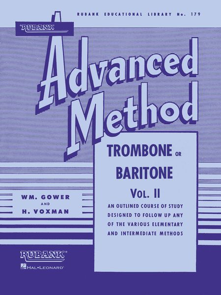 Rubank Advanced Method : For Trombone, Vol. 2.