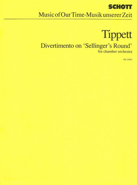 Divertimento On Sellinger's Round : For Chamber Orchestra.