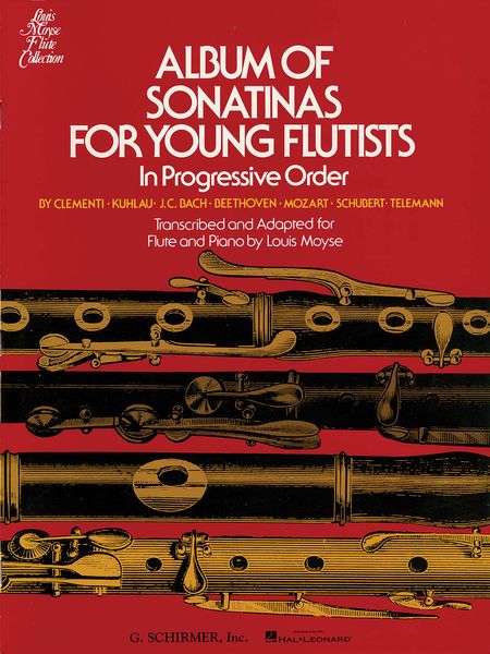 Album Of Sonatinas For Young Flutists : For Flute And Piano.