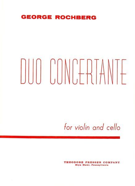 Duo Concertante : For Violin & Cello.