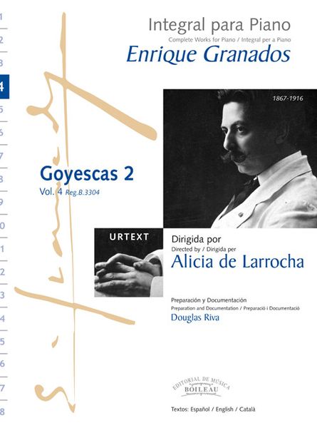 Goyescas 2 : For Piano / edited by Alicia De Larrocha.