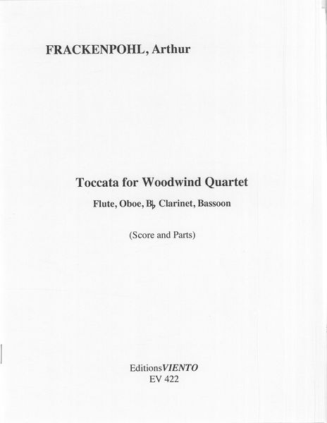 Toccata : For Woodwind Quartet.