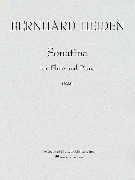 Sonatina : For Flute and Piano.