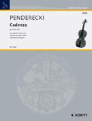 Cadenza : Version For Violin Solo / arranged by Christiane Edinger.