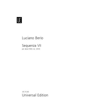 Sequenza VII A : For Oboe (1969, Rev. 2000).