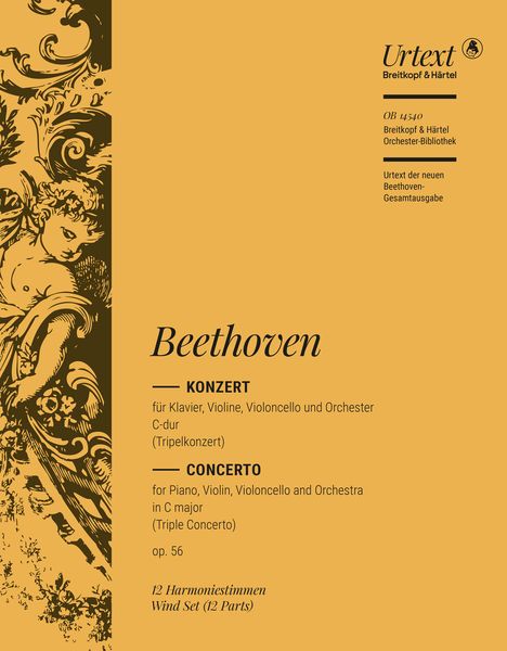 Concerto For Piano, Violin, Cello and Orchestra In C Major Op. 56 - Wind Parts.