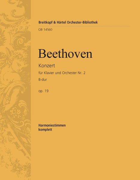 Concerto No. 2 In Bb Major, Op. 19 : For Piano and Orchestra - Wind Parts.