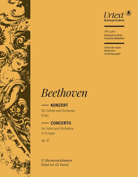 Concerto In D Major, Op. 61 : For Violin and Orchestra - Wind Parts.