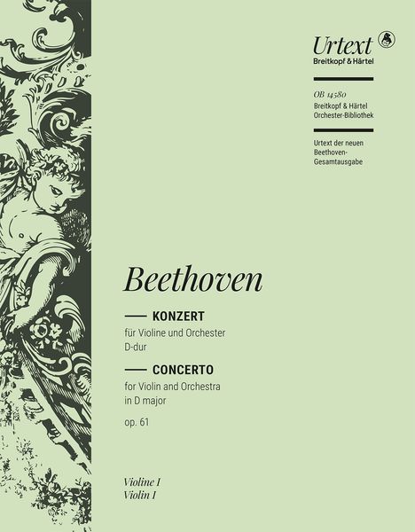 Concerto In D Major, Op. 61 : For Violin and Orchestra - Orchestra Violin 1 Part.