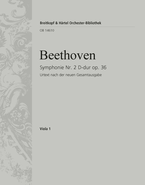 Symphony No. 2 In D Major, Op. 36 : Viola Part.