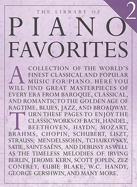 Library of Piano Favorites, Vol. 2.