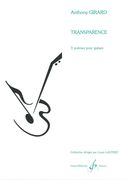 Transparence : 3 Poems For Guitar.