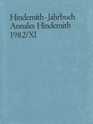Hindemith - Jahrbuch, 1982/XI.