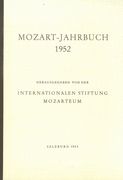 Mozart-Jahrbuch 1952.