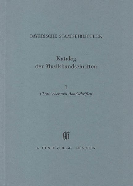 Chorbücher und Handschriften In Chorbuchartiger Notierung.