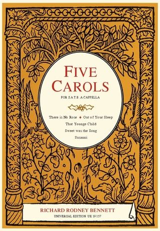 Five Carols For S. A. T. B. : A Cappella.