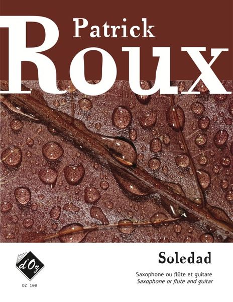 Soledad : For Saxophone Or Flute and Guitar. Avance.