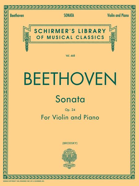 Sonata In F Major, Op. 24 (Brodsky-Vogrich).