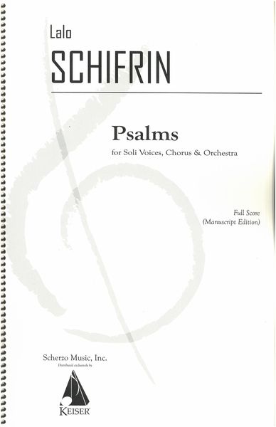 Psalms : For 2 Sopranos, Mezzo-Soprano, Tenor, Bass, SATB Chorus, and Orchestra (1996).