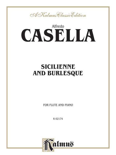 Sicilienne and Burlesque : For Flute and Piano.