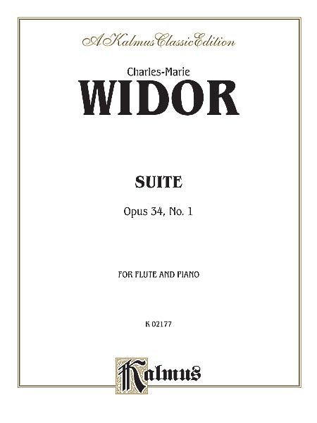 Suite Op. 34, No. 1 : For Flute and Piano.
