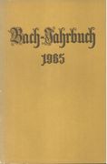 Bach-Jahrbuch 1965.