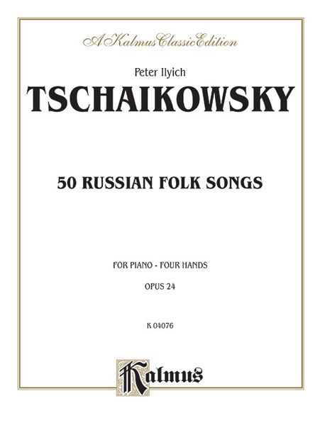 50 Russian Folk Songs : For Piano Four Hands.