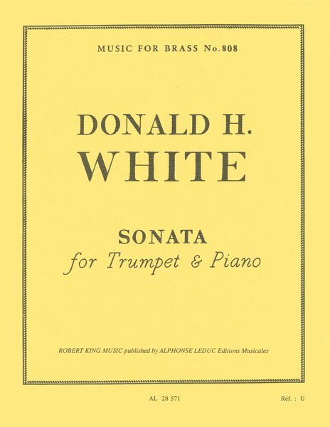 Sonata : For Trumpet and Piano.