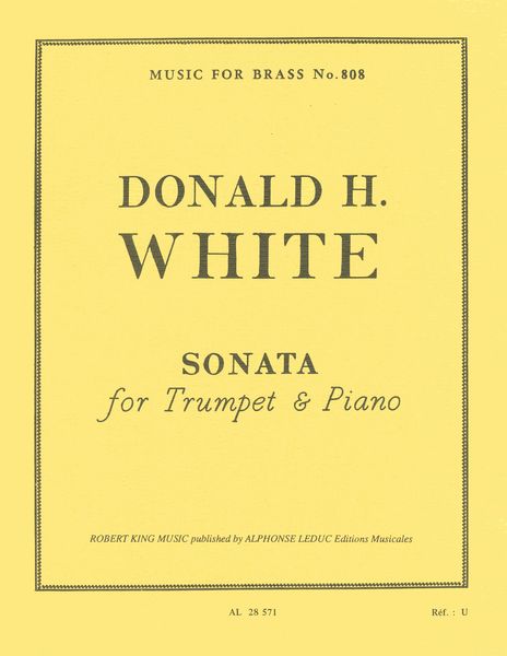 Sonata : For Trumpet and Piano.