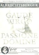 Gaude Virgo and Passione Domine : Two Arias For Trombone, Voice and Piano.