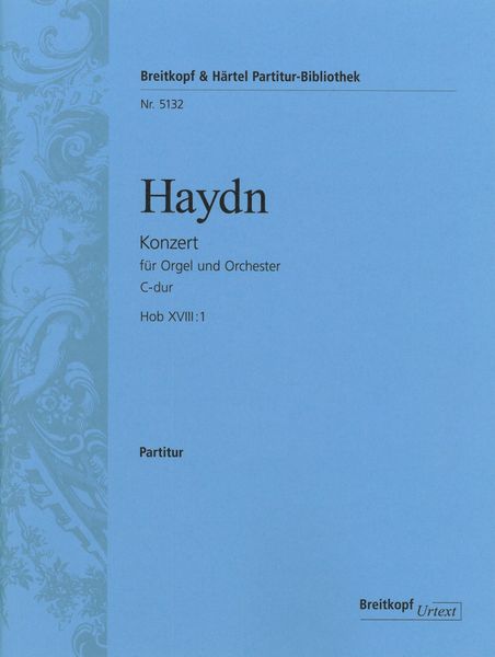 Concerto For Organ In C (Hob. XVIII:1).