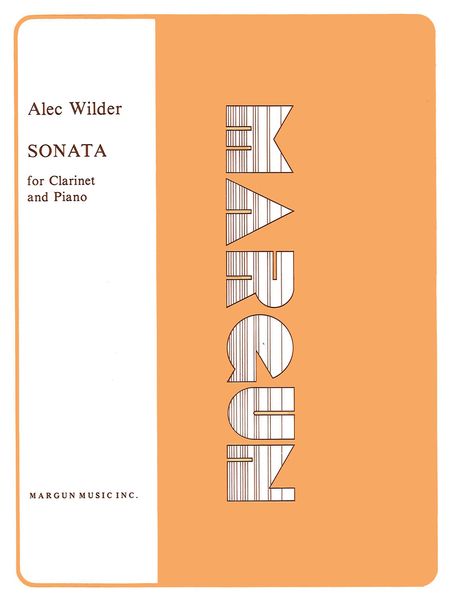 Sonata : For Clarinet and Piano.
