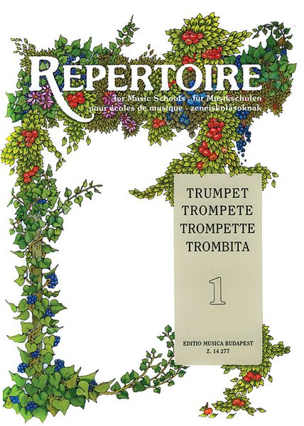 Repertoire For Music Schools : For Trumpet - Vol. 1.