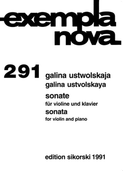 Sonate : Für Violine und Klavier (1952).