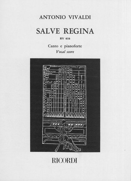 Salve Regina, RV 616, In C Minor : For Contralto and Two Orchestras.