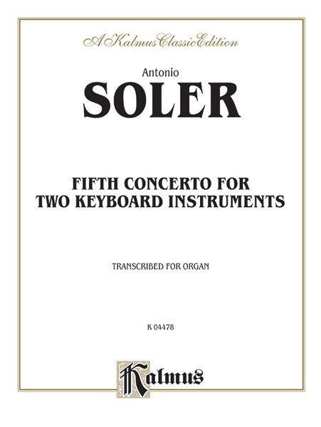 Concerto No. 5 : For Two Keyboard Instruments / edited by Marty Winkler.